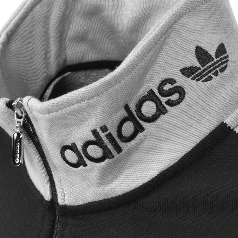 Alternative Image for Productadidas Originals Half Zip Sweatshirt Grey3